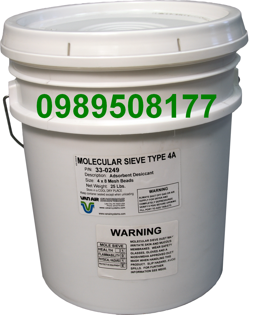 Molecular Sieve (4A) Desiccant 11.3kg/Xô