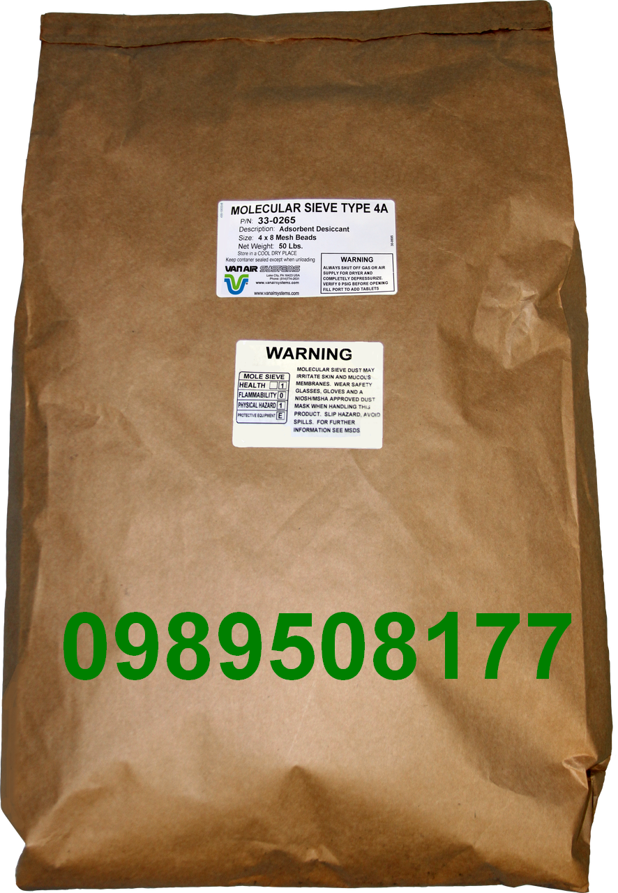 Molecular Sieve (4A) Desiccant 22.7kg/bao